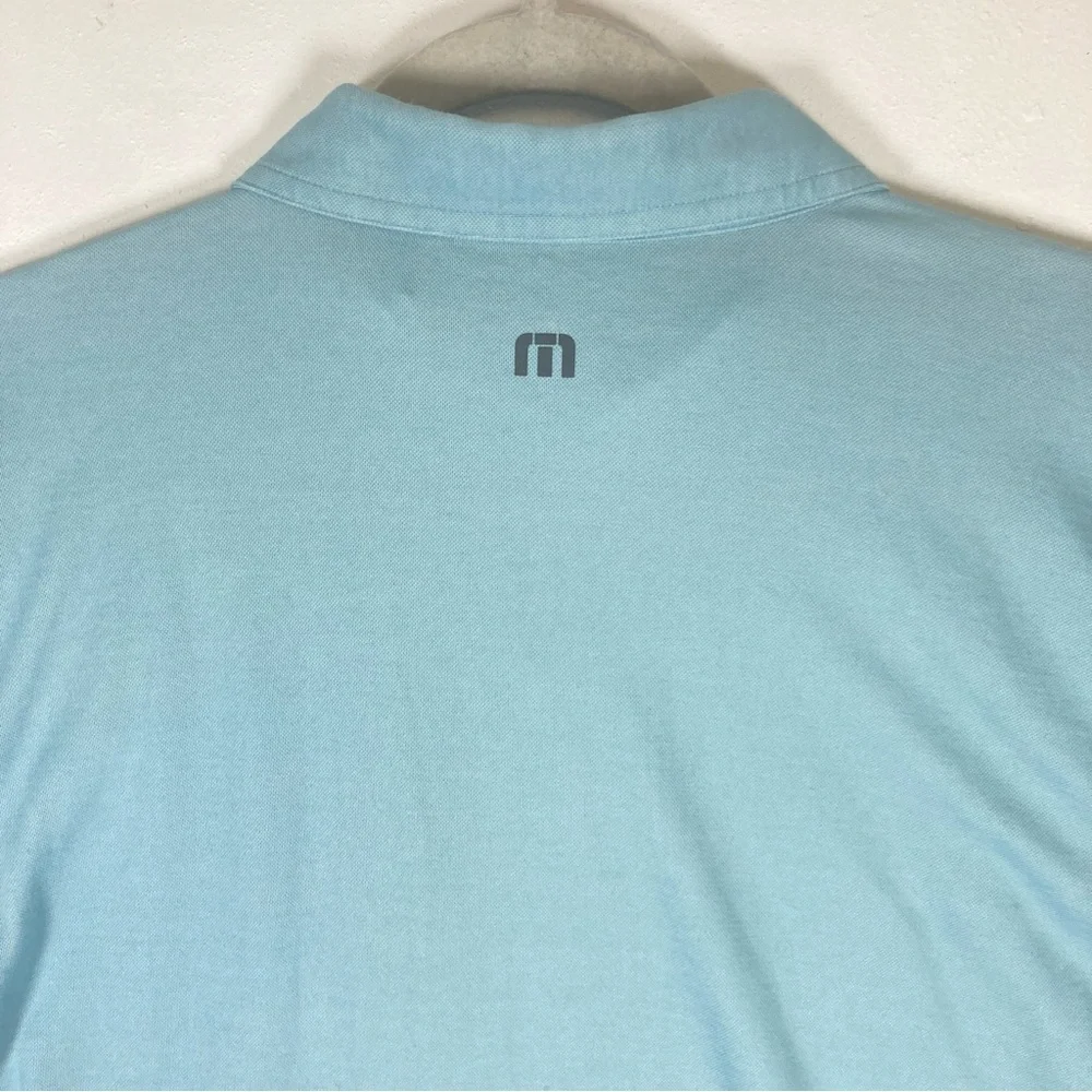 Travis Mathew Polo Shirt Mens Size XL Blue Even Money Golf City Outdoor - Picture 4 of 16